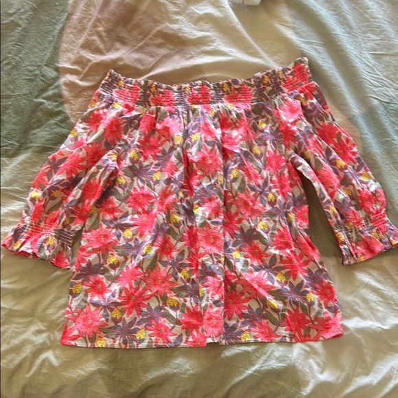 Floral Off-Shoulder Skirt - Picture 1 of 4